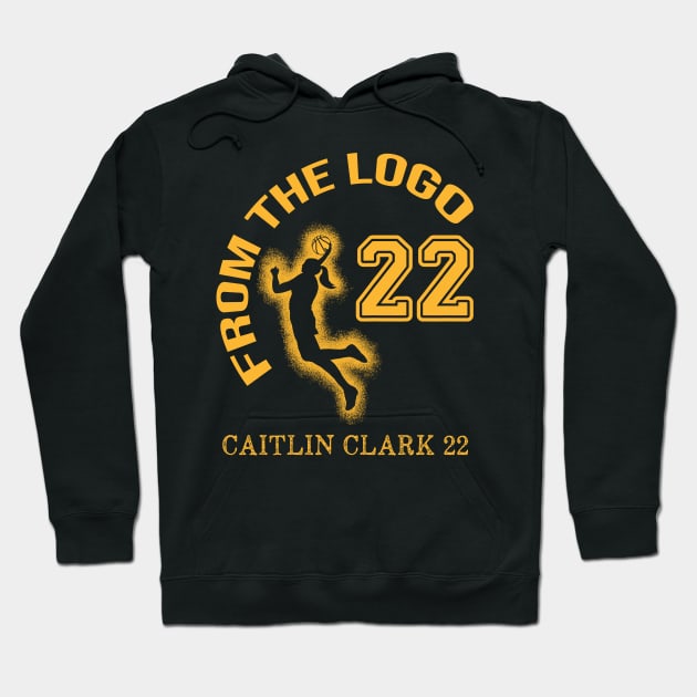 from the logo Caitlin Clark 22 Hoodie by Folke Fan Cv